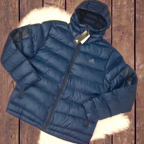 ADIDAS • Itavic 3 Stripe 2.0 Puffer Jacket Coat - Picture 8 of 8